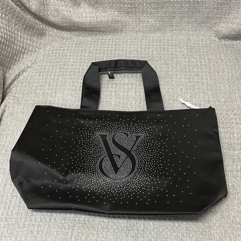 Victoria’s Secret 2025 Black Crystal-Accent Tote Bag